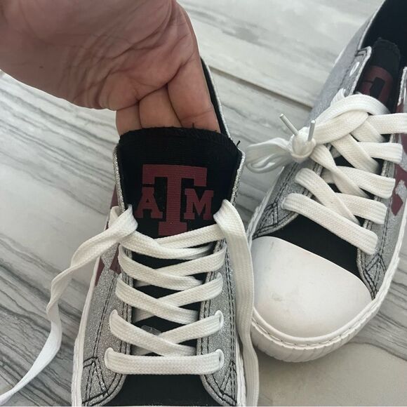 Foco Texas A&M Glitter Sneakers 9 - Picture 6 of 10